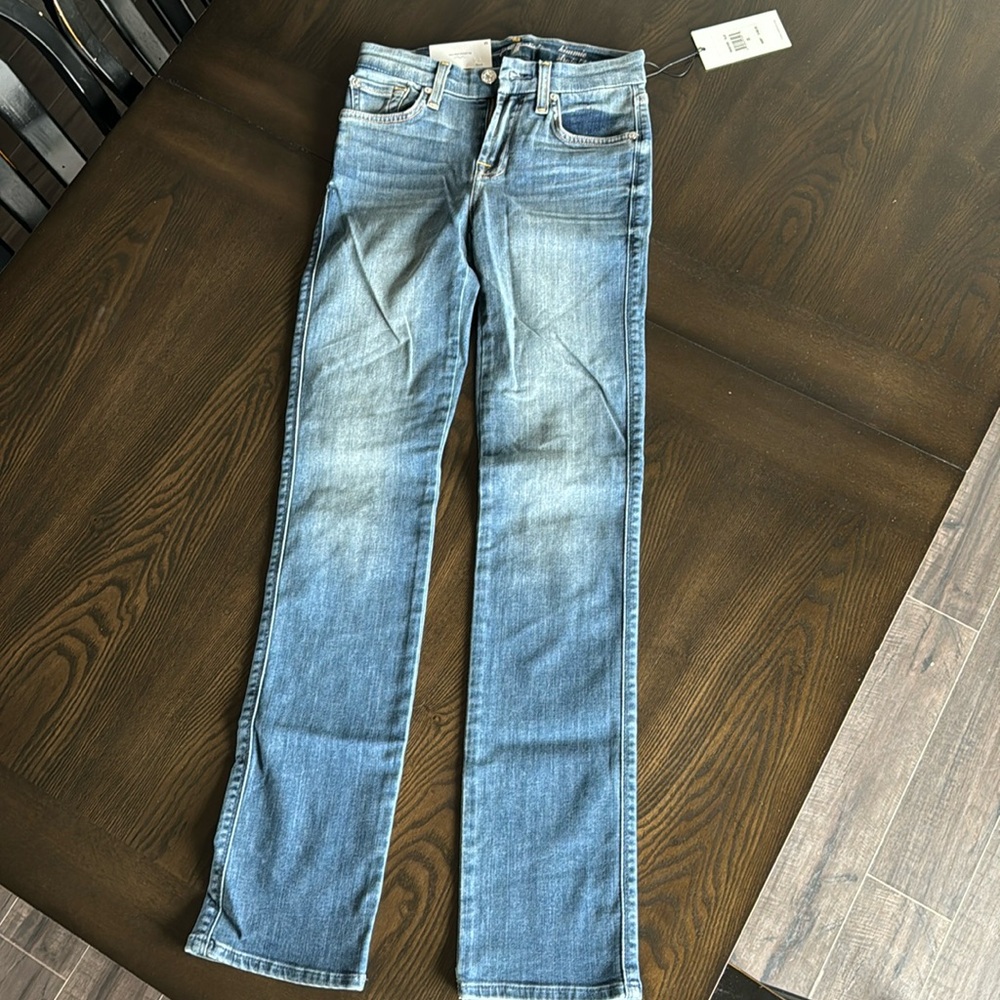 7 for all man kind jeans -kimmie straight leg size 25